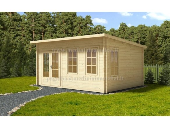 Sodo namelis ATLANT plus 5x4m (20m²), 44mm