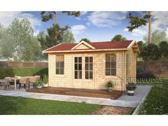 Sodo namelis CLOCKHOUSE 5x4m (20m²), 44mm