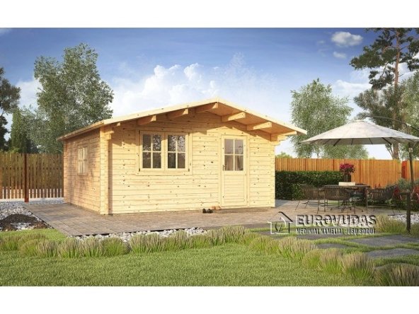 Sodo namelis FARO 4x3m (12m²), 44mm